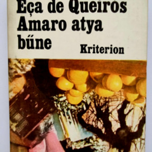 Jose Maria Eca de Queiros - Amaro atya bune (editie hardcover)