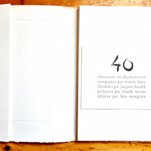 Tristan Tzara - 40 chansons et dechansons illustrees par Jacques Herold - Img 4