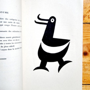 Tristan Tzara - De nos oiseaux. Poemes. Dessins par Arp (editie princeps, interbelica, in limba franceza) - Img 5