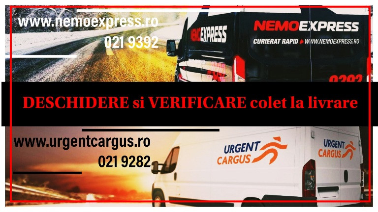 Transport ieftin curier nemo Cost transport mic Efix team cu verificare colet Transportam la pret avantajos cu deschidere colet la livrare Urgent cargus colete in toata tara.