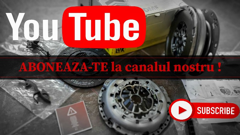 YouTube video kitambreiajvolanta social media prezentare volanta cu masa dubla Luk si Sachs reparatie ambreiaj si inlocuire volanta powered by Efix Team