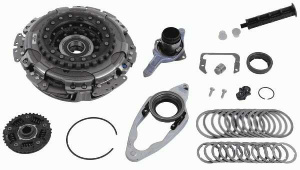 KIT AMBREIAJ DUBLU USCAT LUK cutie DSG 7+1 VW GOLF PLUS 1.9 TDI 105CP - Img 3