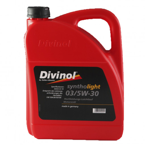 Ulei de motor pentru autoturisme, DIVINOL SYNTHOLIGHT 03 5W-30 5L