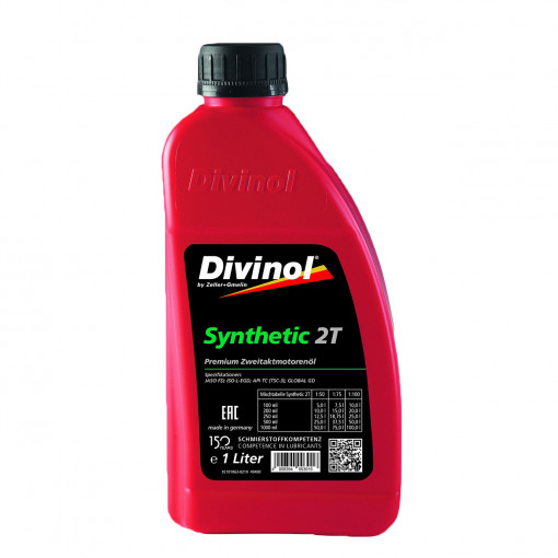 Ulei de motor in 2 timpi+ulei de lant Divinol SYNTHETIC 2T 1L