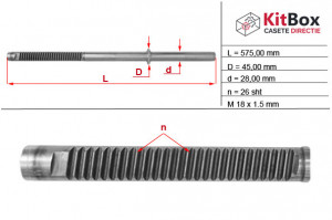Ax cremalier, BMW E36, E46 1998-2005, ZF, G-00086M, HV0016, HVZ0040OE, BW205C, ASB-12, R14