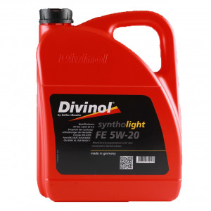 Ulei de motor pentru autoturisme, DIVINOL SYNTHOLIGHT FE 5W-20 5L