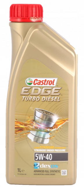 Ulei motor Castrol EDGE, TURBO DIESEL, 5W-40, 1 litru
