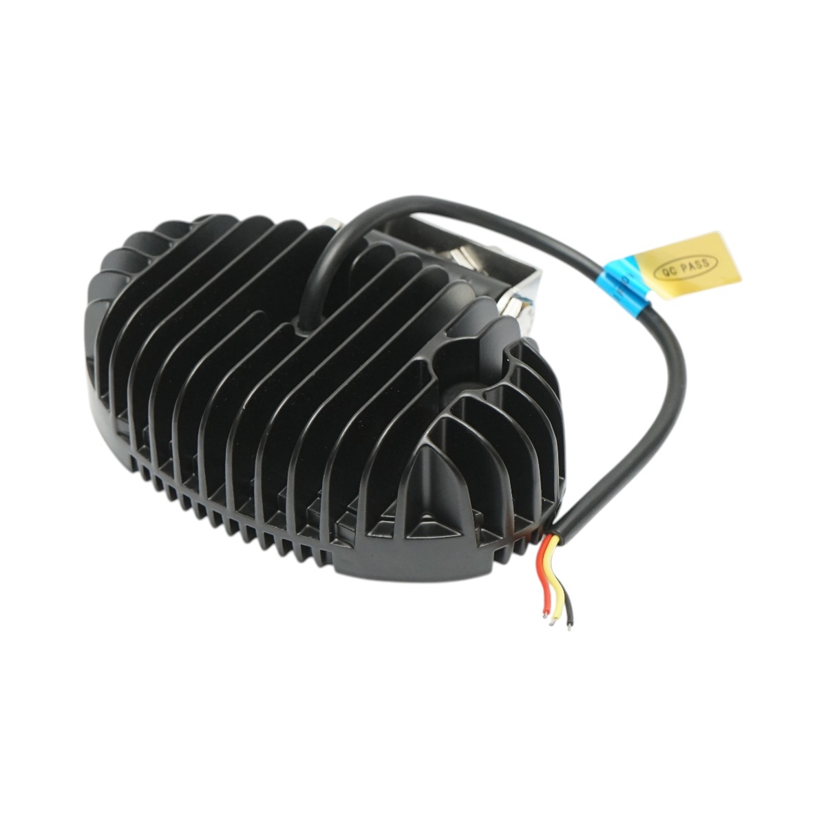 Proiector oval LED cu DRL 9-36V, 22W alb-galben, carcasa aluminiu