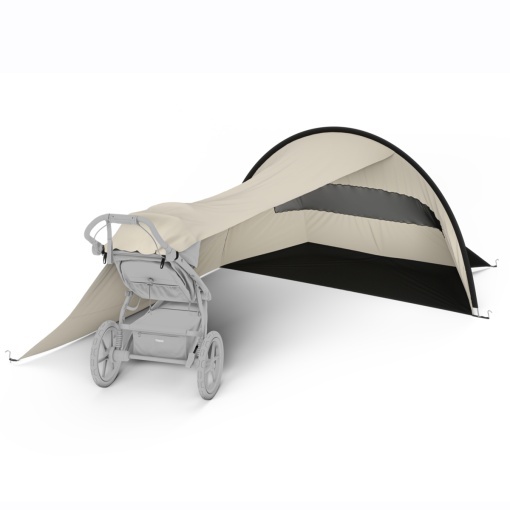 Accesoriu Thule Sun and Wind Tarp - protectie pentru soare și vânt compatibila cu Thule Chariot si Urban Glide, Beige - Img 6