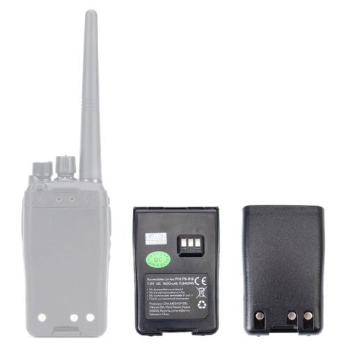 Acumulator PNI PB-R18 pentru statie radio portabila PNI PMR R18, Li-Ion, 1600mAh, 7,4V - Img 2