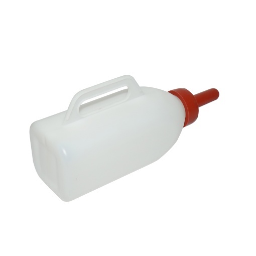Adapatoare sticla de plastic cu suzeta 2 L pentru vitei Breckner Germany - Img 3