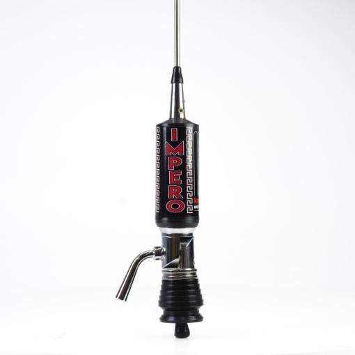 Antena CB LEMM TURBO IMPERO, Black, lungime 200 cm, castig 7dB, 26.5-28Mhz, 2500W, cablu RG58 4m, fabricata in Italia - Img 5