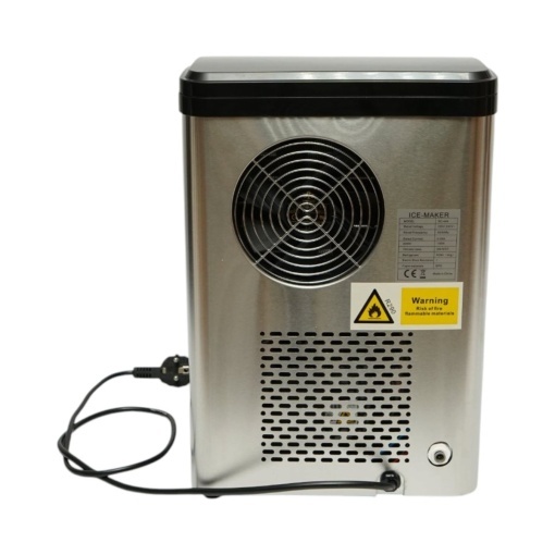 Aparat de facut cuburi de gheata inox 20 kg/24h, rezervor apa 2.5L, cos colectare 1.2kg, autocuratare, afisaj digital - Img 6