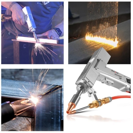 Aparat de sudura cu fibra laser 3 in 1 sudura, taiere, curatare 1500W profesional Breckner Germany - Img 8