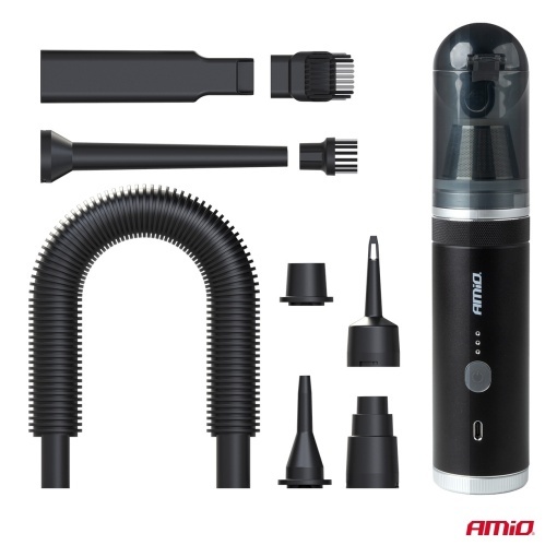 Aspirator auto fara fir cu motor brushless si functie pompa – 100W, 20 kPa, incarcare USB-C - Img 7