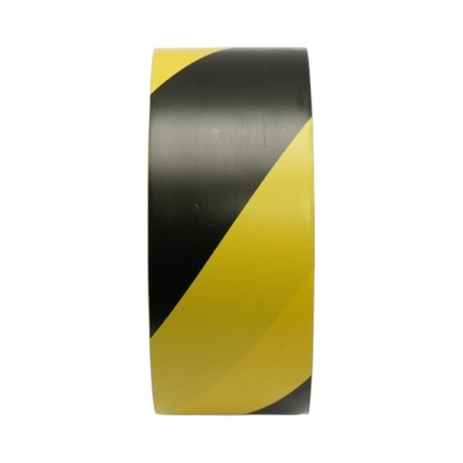 Banda adeziva de avertizare si marcare podea PVC galben-negru 48mm x 33m HighPower - Img 5