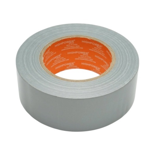 Banda adeziva textila Duct Tape argintie 48mm x 55m pentru reparatii HighPower - Img 3