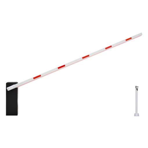 Bariera acces parcare stanga PNI BPL506S cu Led, lungime bariera 6m, telecomanda inclusa - Img 3