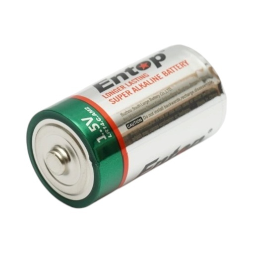 Baterie alcalina C 1.5V LR14 AM2 2 buc/set Entop - Img 3