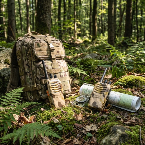 Bax cu 30 seturi Statie radio portabila PNI PMR R40 Camo, set cu 2 buc, 0.5W, 16 canale programabile, 16 PMR si tonuri 50 CTCSS si 104 DCS, ASQ, TOT, monitor, programabila, acumulatori 1200mAh, incarc - Img 14