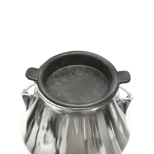 Bidon de inox cu capac pentru lapte 30L aparat de muls vaci Breckner Germany - Img 4