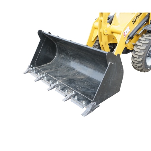 Buldoexcavator articulat compact 2.5T, motor diesel 52CP, adancime sapare 1600mm, cupa frontala si brat excavare spate THOR - Img 6