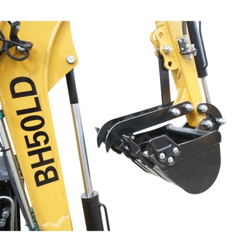 Buldoexcavator articulat compact 2.5T, motor diesel 52CP, adancime sapare 1600mm, cupa frontala si brat excavare spate THOR - Img 16