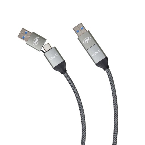 Cablu date si incarcare PNI CD600 USB Type-C la Type-C 60W + adaptor USB Type-C la USB-A, lungime 1m - Img 12