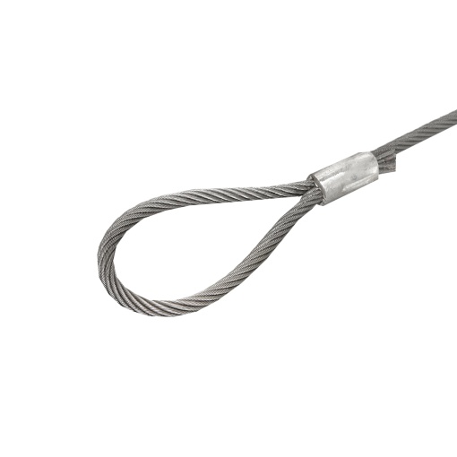Cablu sufa troliu ciochinar otel 24mm x 4m cu ochiuri pentru tractare/ridicare - Img 4