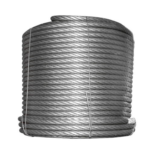 Cablu troliu otel 6x25, Fi 13mm cu inima metalica 45m/rola batut 0,95kg/1m - Img 4