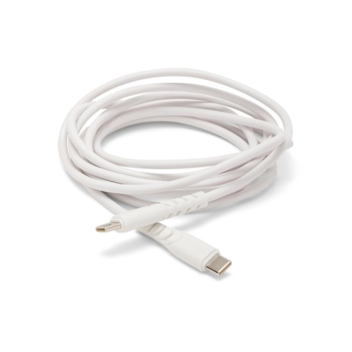 Cablu USB-C la USB-C pentru Incarcare si Transfer Date, 2 m, Alb - Img 3