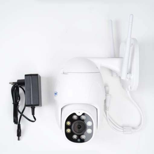 Camera supraveghere video wireless PNI IP230T 1080P 2MP cu PTZ, stand-alone, H264+ suporta microSD 128GB, Night Vision, aplicatia Tuya, P2P, Android, iOS, pentru interior si exterior, rotire dupa misc - Img 6