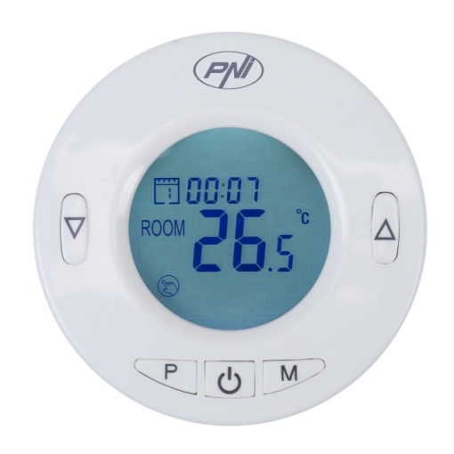 Cap termostatic inteligent PNI CT25T pentru calorifer, se conecteaza fara fir cu Hub PNI CT25WIFI cu control prin Internet, aplicatie de mobil Tuya Smart - Img 2