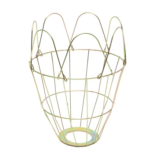 Capac pentru lampa incalzire pui, animale, sarma galvanizata 21x15.5x4.5cm - Img 2