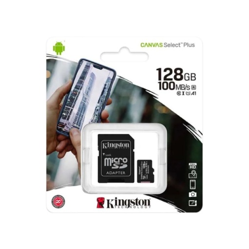 Card de memorie MicroSD Kingston Canvas Select Plus, 128GB, 100MB/s, cu adaptor - Img 4