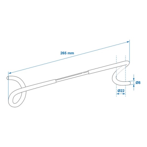 Carlig montaj pe stalp 26.5 cm - Img 4
