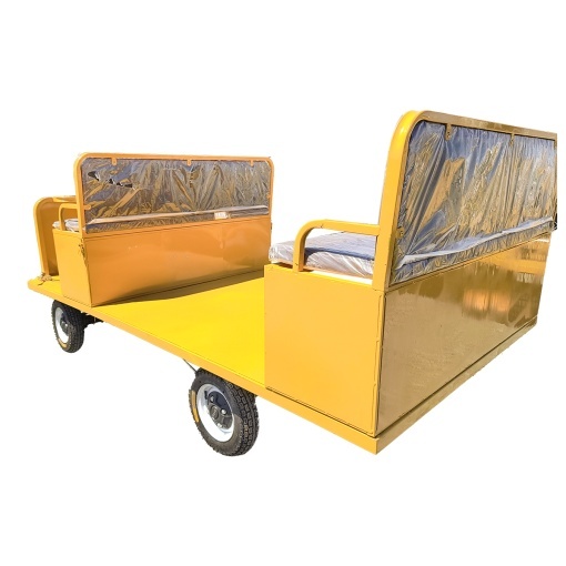 Carucior electric platforma cu 2 banchete pentru transport marfa 800W, 48V, 2.5x1.25m sarcina maxima 800Kg THOR - Img 3