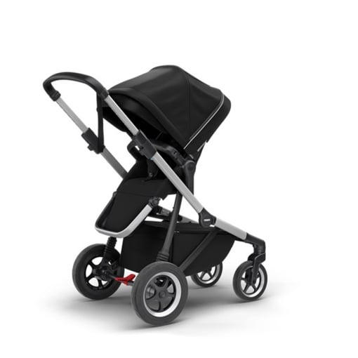 Carucior Thule SLEEK Cadru Gri si Copertina Midnight Black - Img 4