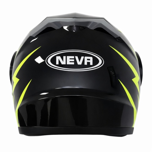 Casca Flip-up TECH L (negru+verde) - Img 4