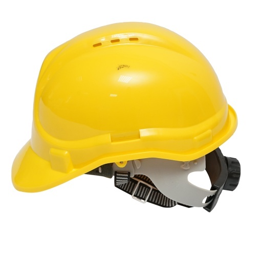 Casca ventilata reglabila 51-63cm galbena Crownman - Img 2
