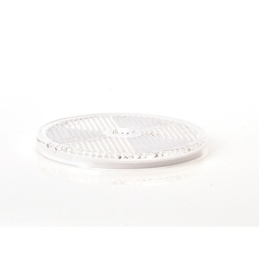 Catadioptru reflectorizant rotund alb - Img 3