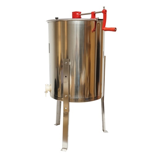 Centrifuga manuala apicola, extractor miere din inox cu 4 rame - Img 2