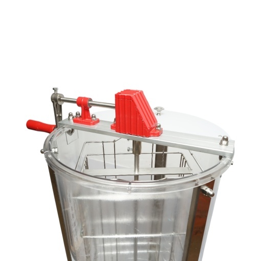 Centrifuga manuala apicola, extractor miere transparent cu 2 rame - Img 7