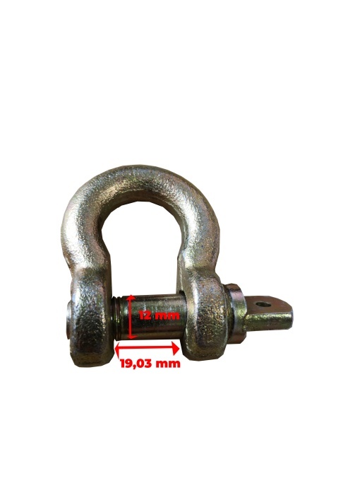 Cercel Heavy Duty intinzator ancora cu lant U-445 (bolt cu filet) - Img 2