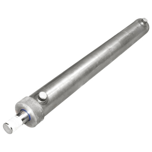 Cilindru hidraulic 850 mm filet M20 cu racord hidraulic fi20 - Img 2