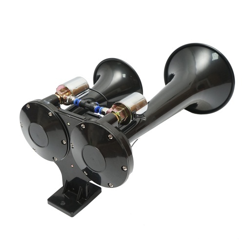 Claxon 2 trompete 12V/24V pentru compresor de aer - Img 2