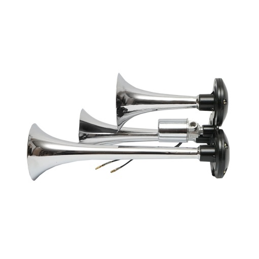 Claxon 3 trompete pentru compresor aer 12/24V - Img 2