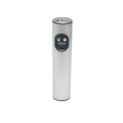 Compresor aer portabil gri inchis 12,4V baterie 6000Am reincarcabila 250x56x47mm cu accesorii - Img 2