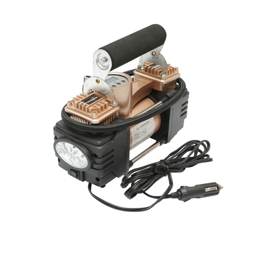 Compresor aer umflat roti 12V 180W, 150PSI, 45l/min, cablu 3m, kit pentru pana auto Breckner Germany - Img 8