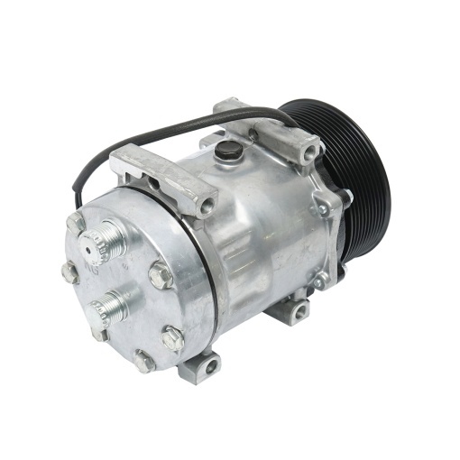Compresor clima AC 12V New Holland, Case IH Z=10 cod OEM 87709773, 87300121, QP7H15-6020G - Img 2